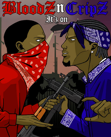 crips bloods doigts gangsters piru dsignent