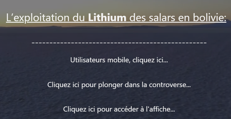 Controverse Lithium